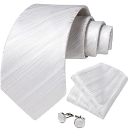 Fashion 8cm Tie Light Green Necktie Men Business Wedding Party Formal Neck Tie Accessories Handkerchief Cufflinks DiBanGu
