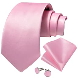 Fashion 8cm Tie Light Green Necktie Men Business Wedding Party Formal Neck Tie Accessories Handkerchief Cufflinks DiBanGu