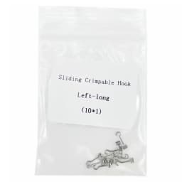 10Pcs/Pack Dental Orthodontic Lingual Button Bondble Multi-Hook Botton Monoblock Double Hooks Stainless Steel Dentist Materials