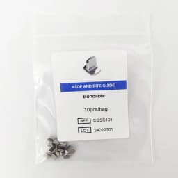 10Pcs/Pack Dental Orthodontic Lingual Button Bondble Multi-Hook Botton Monoblock Double Hooks Stainless Steel Dentist Materials