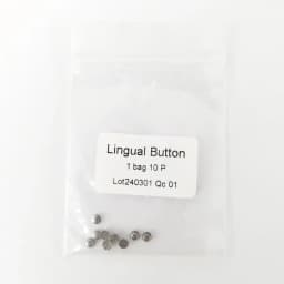 10Pcs/Pack Dental Orthodontic Lingual Button Bondble Multi-Hook Botton Monoblock Double Hooks Stainless Steel Dentist Materials