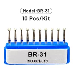 1Box AG Series Round Shape Dental Diamond Burs Drills High Speed Handpiece Teeth Whitening FG Dia 1.6MM Dentistry Materials