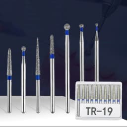 1Box AG Series Round Shape Dental Diamond Burs Drills High Speed Handpiece Teeth Whitening FG Dia 1.6MM Dentistry Materials