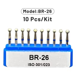 1Box AG Series Round Shape Dental Diamond Burs Drills High Speed Handpiece Teeth Whitening FG Dia 1.6MM Dentistry Materials