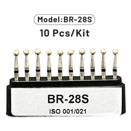 1Box AG Series Round Shape Dental Diamond Burs Drills High Speed Handpiece Teeth Whitening FG Dia 1.6MM Dentistry Materials