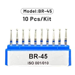 1Box AG Series Round Shape Dental Diamond Burs Drills High Speed Handpiece Teeth Whitening FG Dia 1.6MM Dentistry Materials