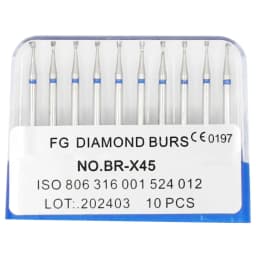 1Box AG Series Round Shape Dental Diamond Burs Drills High Speed Handpiece Teeth Whitening FG Dia 1.6MM Dentistry Materials