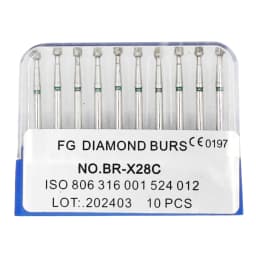 1Box AG Series Round Shape Dental Diamond Burs Drills High Speed Handpiece Teeth Whitening FG Dia 1.6MM Dentistry Materials