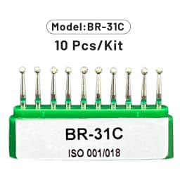 1Box AG Series Round Shape Dental Diamond Burs Drills High Speed Handpiece Teeth Whitening FG Dia 1.6MM Dentistry Materials