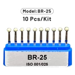 1Box AG Series Round Shape Dental Diamond Burs Drills High Speed Handpiece Teeth Whitening FG Dia 1.6MM Dentistry Materials