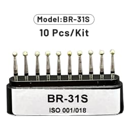1Box AG Series Round Shape Dental Diamond Burs Drills High Speed Handpiece Teeth Whitening FG Dia 1.6MM Dentistry Materials