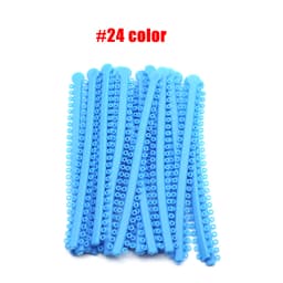 AG 1Pack=1000PCS/20Sticks Dental Orthodontic Elastic Ligature Ties Bands for Brackets Braces Colourful to Choose