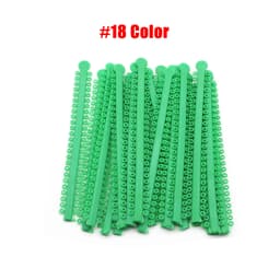 AG 1Pack=1000PCS/20Sticks Dental Orthodontic Elastic Ligature Ties Bands for Brackets Braces Colourful to Choose