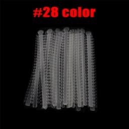 AG 1Pack=1000PCS/20Sticks Dental Orthodontic Elastic Ligature Ties Bands for Brackets Braces Colourful to Choose