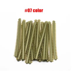 AG 1Pack=1000PCS/20Sticks Dental Orthodontic Elastic Ligature Ties Bands for Brackets Braces Colourful to Choose