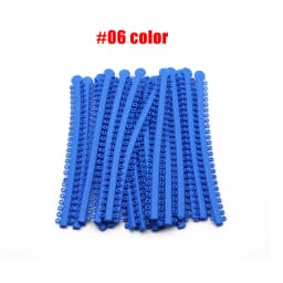AG 1Pack=1000PCS/20Sticks Dental Orthodontic Elastic Ligature Ties Bands for Brackets Braces Colourful to Choose