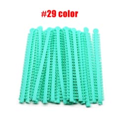 AG 1Pack=1000PCS/20Sticks Dental Orthodontic Elastic Ligature Ties Bands for Brackets Braces Colourful to Choose