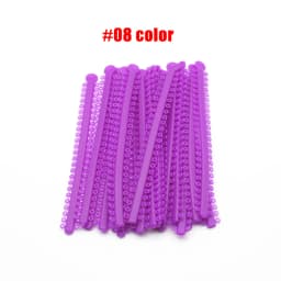 AG 1Pack=1000PCS/20Sticks Dental Orthodontic Elastic Ligature Ties Bands for Brackets Braces Colourful to Choose