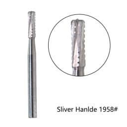 10PCS/Box Dentistry Broken Crown Needle For Break Crown With Metal Bur Box Endodontic High Speed Dental Drill Dentist Tools