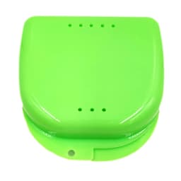50pcs Denture Tray Box Dental Orthodontic Retainer Box Case Plastic Teeth Container Denture Box False Teeth Protective Case