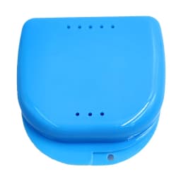 50pcs Denture Tray Box Dental Orthodontic Retainer Box Case Plastic Teeth Container Denture Box False Teeth Protective Case
