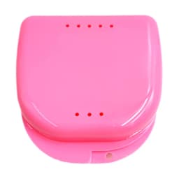 50pcs Denture Tray Box Dental Orthodontic Retainer Box Case Plastic Teeth Container Denture Box False Teeth Protective Case