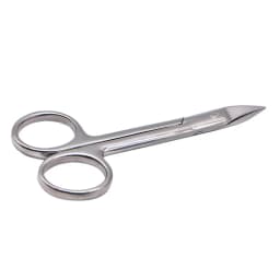 Medical Surgical Dental Crown Scissors Stainless Steel Tissue Tool Straight Curved Head 12.5CM