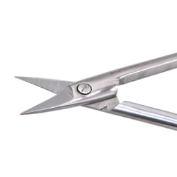 Medical Surgical Dental Crown Scissors Stainless Steel Tissue Tool Straight Curved Head 12.5CM