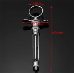 Dental Syringe Stainless Steel Dentistry Surgical Instrument With Head Dental Teeth Care Dental Anesthesia Aspirating Syringe