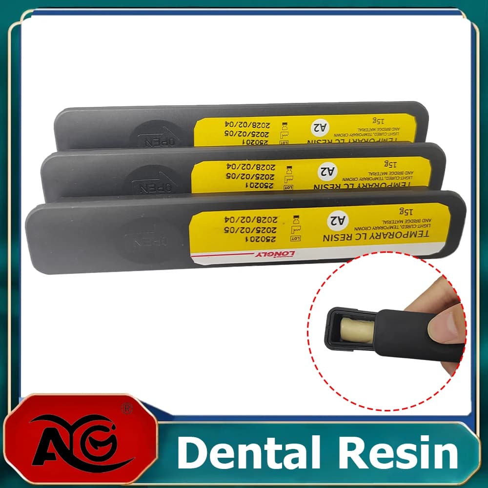AG Dental Light Curing Composite Resin for Tooth Restoration Dental Materials Available In 4 Colors A2 A3 A3.5 A4