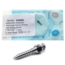 Dental Orthodontic Screws Titanium Alloy Matching Tool Micro Screw Driver for Self Drilling Tool Mini Screw 1.6*8