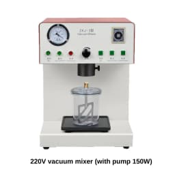 AG Dental Vacuum Mixer - Dental Lab Equipment Lab Compact Gypsum Stirrer with Vacuum Pump & Mixing Cup for Bubble-Free Casts