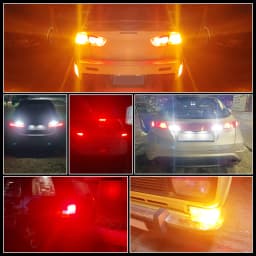 YiRui 2pcs 12-48V New LED Bulbs 144smd Lamp Reverse Turn Signal Light BA15S P21W BAU15S PY21W 7440 W21W P21/5W 1157 BAY15D