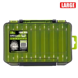 Fishing Tackle Box 14 Compartments Fishing Accessories Lure Hook Storage Case Double Sided Fishing Tool Organizer Boxes