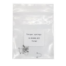 AG 10PCS Orthodontic Torque spring Orthodontic Spring Stainless Steel Dental Supply Orthodontic Bracket