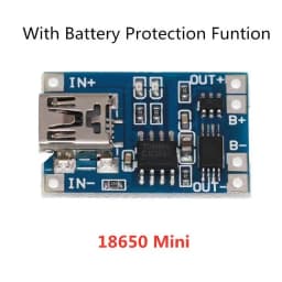 2/5PCS 5V 1A Micro/Type-c/Mini 18650 TP4056 Lithium Battery Charger Module Charging Board With Protection Dual Functions Li-ion