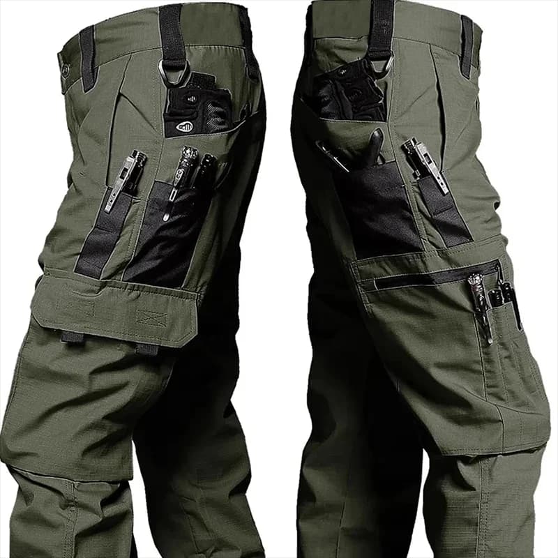New Tactical Work Pants Men Outdoor Cargo Trousers Multi-pocket Waterproof Pant Autumn Spring Outdoor Workwear Hiking Trousers