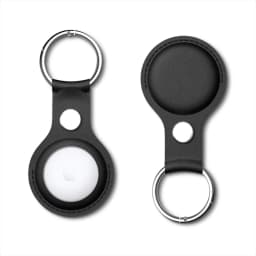 Vothoon PU Leather Case for Apple Airtag Protective Case Cover for Apple Locator Tracker Anti lost Device Keychain