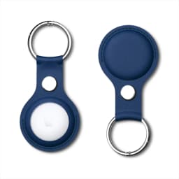 Vothoon PU Leather Case for Apple Airtag Protective Case Cover for Apple Locator Tracker Anti lost Device Keychain