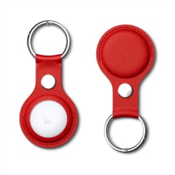Vothoon PU Leather Case for Apple Airtag Protective Case Cover for Apple Locator Tracker Anti lost Device Keychain