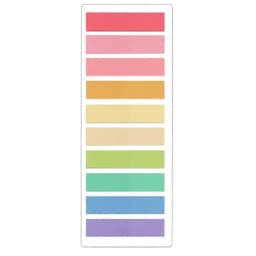 2400S Transparent Colorful Index Creative Memo Pads Office School Stationery Self-Adhesive Stickers Sticky Note Pads