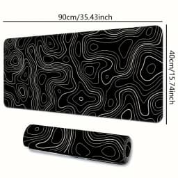 1PC Large Mouse Pads For Desk, Gaming Mouse Pad, Mouse Pad with Stitched Edges and Non-Slip Rubber Base, Extended Mouse Pad