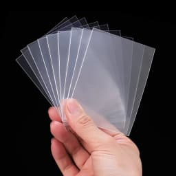 100pcs Transparent Card Sleeves fit for Playing Games TCG Protector PKM PTCG Cards Folder Yugioh sports photo Case Holder Toy