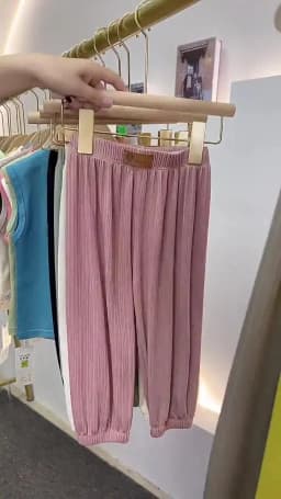 Summer Thin Breathable Prevent Mosquito Candy Color Kids Boys Girls Baby Pants