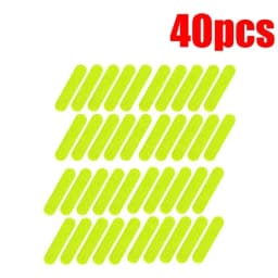 10-100Pcs Motorcycle Helmet Warning Reflective Stickers Night Safety Driving Decorative Strips Sticker Bicycle Moto Car Decals