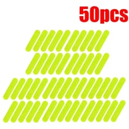 10-100Pcs Motorcycle Helmet Warning Reflective Stickers Night Safety Driving Decorative Strips Sticker Bicycle Moto Car Decals