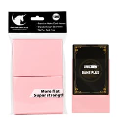 100PCS 66x91mm Matte Standard Size Card Sleeves TCG Trading Cards Protector For Tarot Shield Board Games Magical Cover PKM