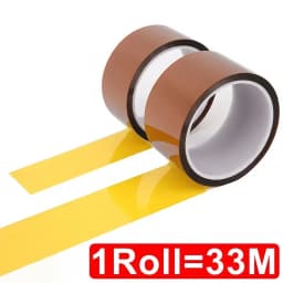 Kapton Tape Polyimide 5-40mm Adhesive Insulating Adhesive Tape Каптоновый Скотч Heat Tape for Board Protection