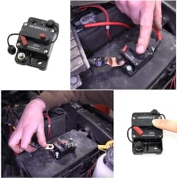 DaierTek 30A-300A Circuit Breaker 12V Trolling with Manual Reset Boat Manual Power Protect for Audio Fuse Car 48VDC Waterproof