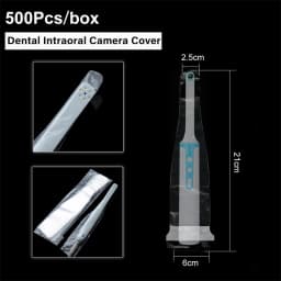 500pcs/box Endoscope Handle Sleeves Dental Intraoral Camera Covers Isolation Sheath Disposable Protective Sleeves Oral Camera